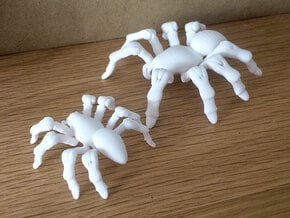 Jointed spider kit in White Natural Versatile Plastic: Small