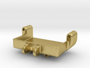 Axial SCX24 Servo mount for Savox SH-0257mg in Natural Brass