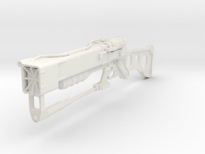 1:6 AER9 Laser Rifle - Fallout in White Natural Versatile Plastic