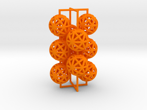 torus_pearl_loop_type4_normal in Orange Processed Versatile Plastic: Medium