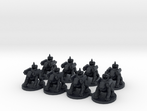 6mm - Elvish Guardians Beast Riders with Dual Bolt in Black PA12