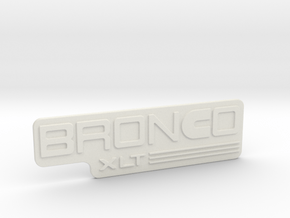 Ford BronCo Cummins badge in White Natural Versatile Plastic