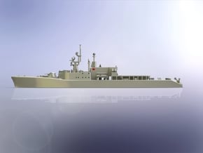 Kartonmodell Kanadische Frigatte HMCS Waskesiu 1:200 Card Fleet 