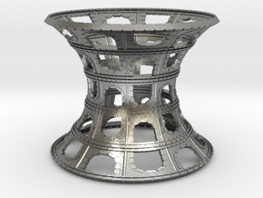 Catenoid Colosseum in Natural Silver