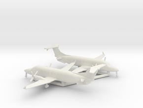 Beechcraft 1900D in White Natural Versatile Plastic: 6mm