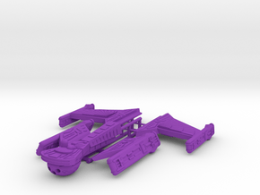 L26K Wings and Bridge Part B in Purple Processed Versatile Plastic