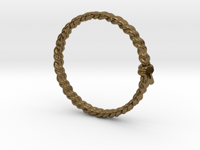 Rope || Keychain Holder in Natural Bronze