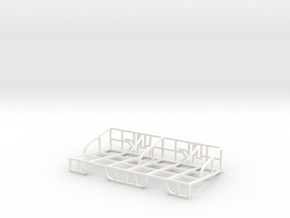 Double Deck Tray in White Processed Versatile Plastic