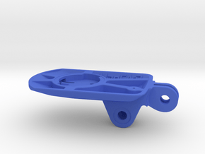 Wahoo Elemnt Roam GoPro BMC Mount - Short in Blue Processed Versatile Plastic