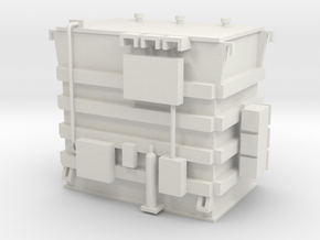 'HO Scale' - Transformer - 11' high in White Natural Versatile Plastic