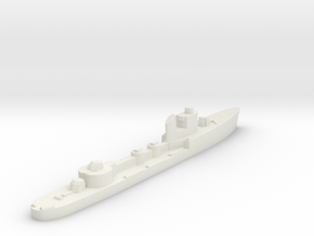Italian Sagittario torpedo boat 1:1800 WW2 in White Natural Versatile Plastic