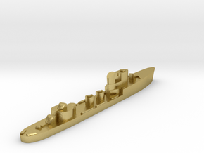 Italian Sagittario torpedo boat 1:3000 WW2 in Natural Brass