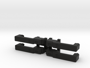 4 x Door Handles for TRX4 D110 or other in Black Natural Versatile Plastic
