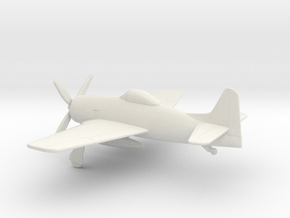 Grumman F8F Bearcat in White Natural Versatile Plastic: 1:72