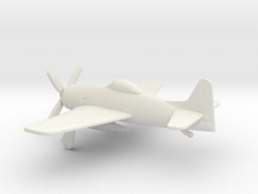 Grumman F8F Bearcat in White Natural Versatile Plastic: 1:144