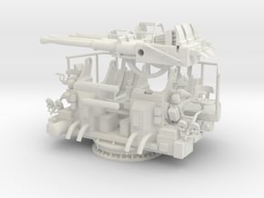 1/30 USN 40mm Quad Bofors KIT in White Natural Versatile Plastic