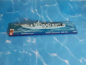 Kartonmodell Kanadische Frigatte HMCS Waskesiu 1:200 Card Fleet 