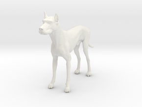 Printle Animal Rottweiler - 1/24 in White Natural Versatile Plastic