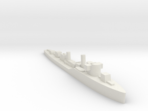 Soviet Smerch guard ship 1:2400 WW2 in White Natural Versatile Plastic