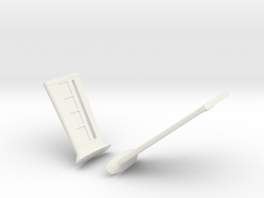 1000 TOS DISC warp pylon pair in White Natural Versatile Plastic