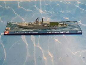 HMCS DDH 233 Fraser 1966 1/1250  in Tan Fine Detail Plastic