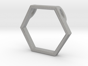 Honeycomb Pendant by BeeLove in Aluminum