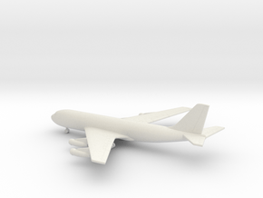 Boeing 707 in White Natural Versatile Plastic: 1:600