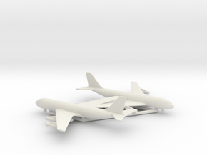 Boeing 707 in White Natural Versatile Plastic: 1:700