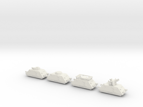 panzer Draisine 1/144 panzerzug  in White Natural Versatile Plastic