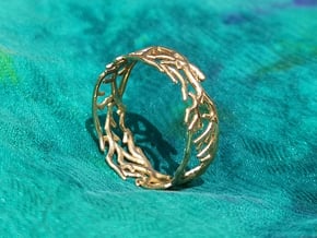 Ring - Rooted Collection in 14k Gold Plated Brass: 6.25 / 52.125