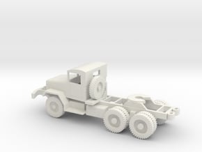 1/87 Scale M48 Tractor in White Natural Versatile Plastic