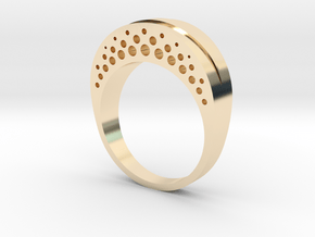 Evaporation Ring - US Ring Size 7 in 14K Yellow Gold