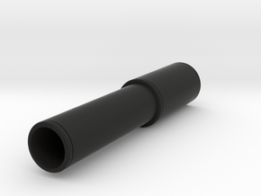 MAC-11 Mock Silencer for Nerf Modulus in Black Natural Versatile Plastic