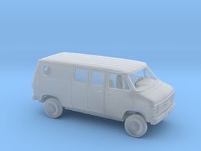 1/160 1978 Chevy G Van Cust. Split Rear+Side Door in Tan Fine Detail Plastic