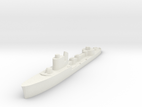 Italian Perseo torpedo boat 1:1800 WW2 in White Natural Versatile Plastic