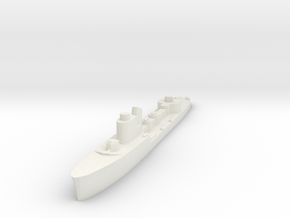 Italian Perseo torpedo boat 1:2400 WW2 in White Natural Versatile Plastic