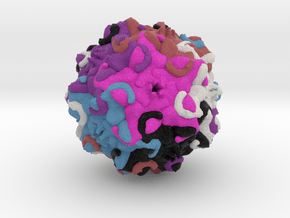 Mus spretus Endogenous Virus-Like Particle in Natural Full Color Sandstone