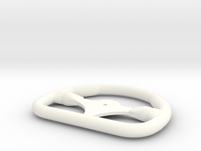 momo steering wheel 1:8 in White Processed Versatile Plastic