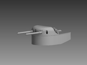 X1 Submarine Turret kit 1/192 in Tan Fine Detail Plastic