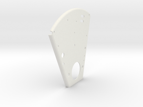  Front Plate in White Natural Versatile Plastic