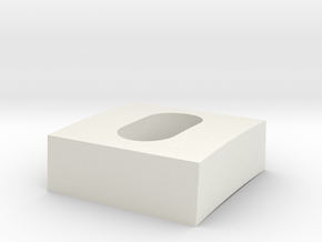  Throttle Stopper Block in White Natural Versatile Plastic