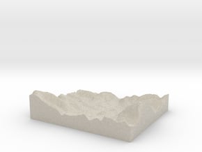 Model of Sułkowice in Natural Sandstone