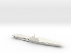 1/1250 Scale HMS Centaur in White Natural Versatile Plastic