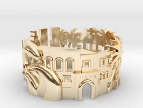 Miami Cityscape Ring in 14K Yellow Gold: 7 / 54