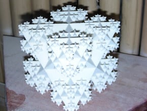 Star Tetrahedron Fractal v2 in Natural Sandstone