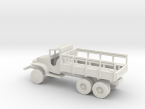 1/87 Scale GMC CCKW Troop Truck in White Natural Versatile Plastic