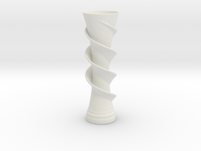 Vase 2238 in White Natural Versatile Plastic