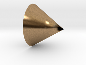 cone in Natural Brass