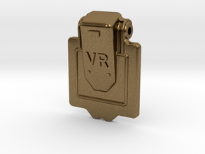 VR Axlebox Oil Cover Lid - 1' scale in Natural Bronze