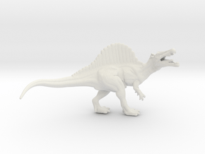 Spinosaurus 1/60 miniature for games and rpg in White Natural Versatile Plastic